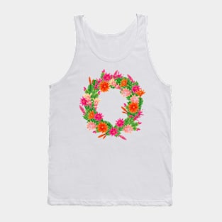 Holiday Cactus Wreath Tank Top